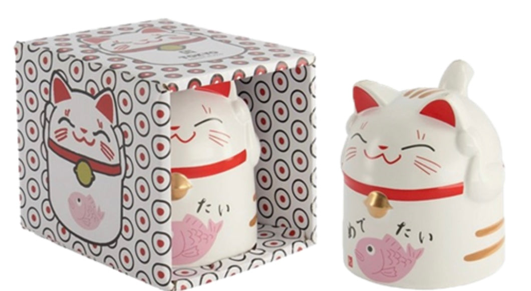 Kawaii Mug, Lucky Cat Pink Giftbox 350ml - B98077