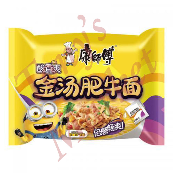 康师傅 金汤肥牛面 KSF Golden Stock Beef Noodles 106g