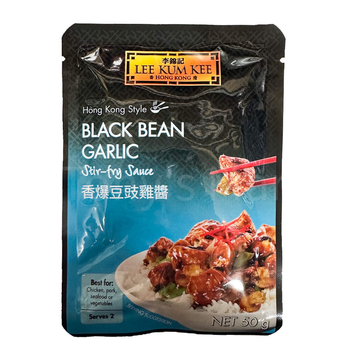 Lee Kum Kee-Black Bean Garlic Stir-fry Sauce 50g（香爆豆鼓鸡酱）