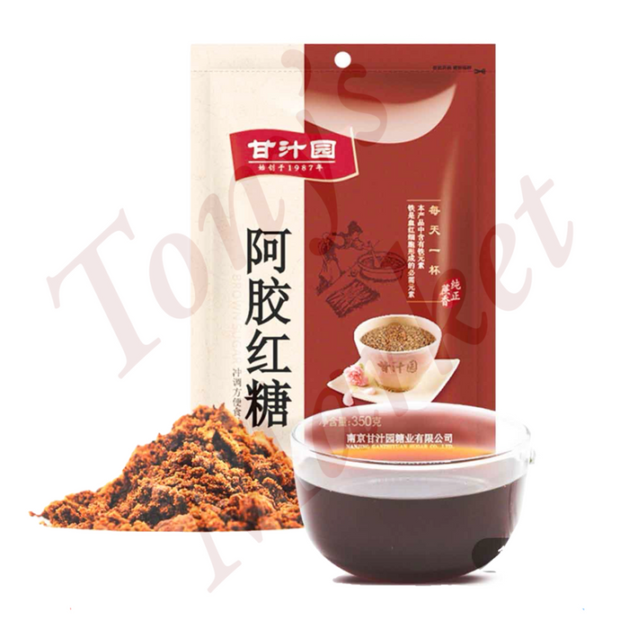 GanZhiYuan Ejiao Brown Sugar 350g（甘汁园阿胶红糖）