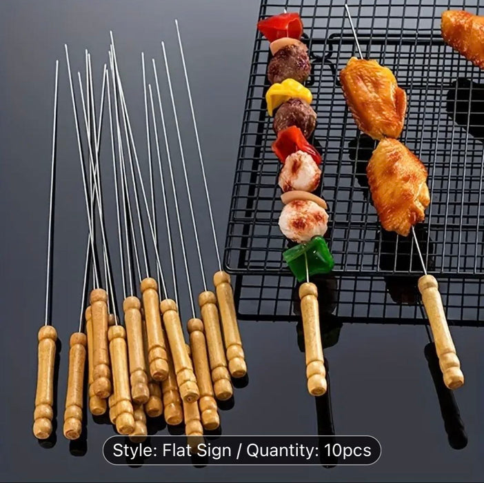 Stainless Steel Skewers 10 Pcs