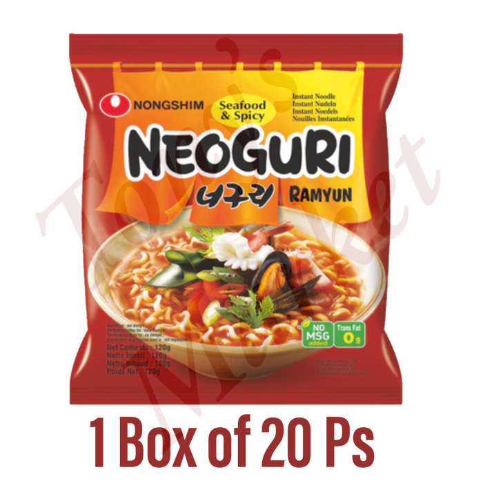 NONGSHIM Neoguri Ramyum Seafood & Spicy Whole Box【辣海鲜拉面】