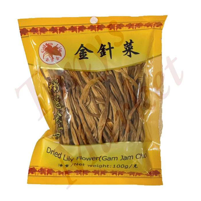 Golden Lily-Dried Lily Flower 金百合 金针菜 100g