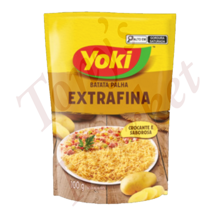 Yoki Extra Thin Fried Straw Potato Sachet 100g