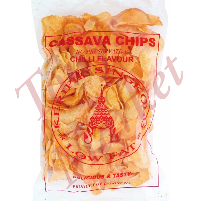 Keripik Singkong - Cassava Chips Chilli Flavour 250g