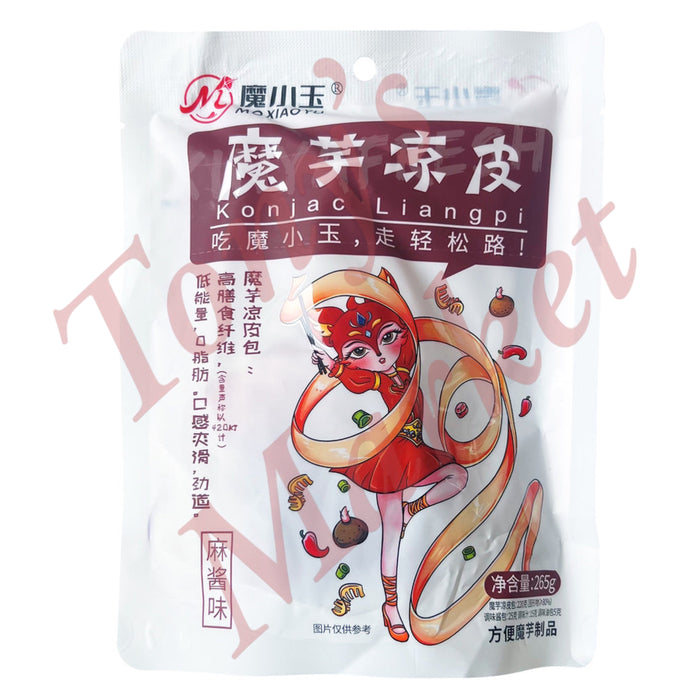 魔小玉 魔芋凉皮 麻酱味 MOXIAOYU Konjac Cold Noodles Sesame Paste Flavour 254g