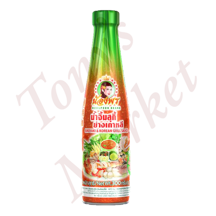 Nongporn Brand Sukiyaki & Korean Grill Sauce 300g