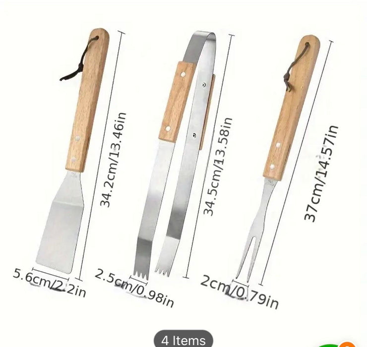 Barbecue Tool Set Of 3 Pieces