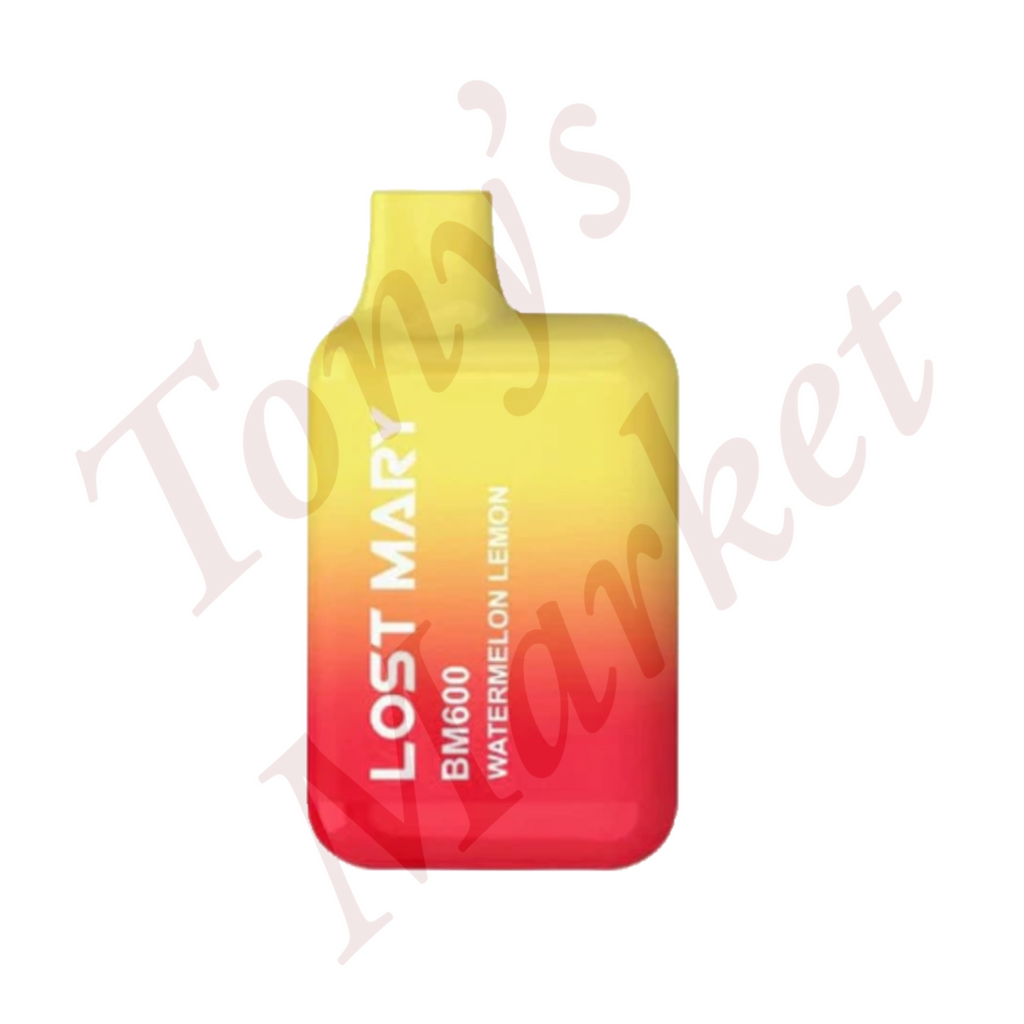 Lost Mary Watermelon Lemon Flavor Lost Mary BM600 Watermelon Lemon 20mg Lost  Mary Watermelon Lemon Syrup