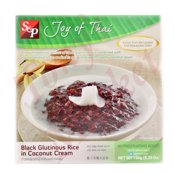 S&P - Black Glutinous Rice in Coconut Cream 150g