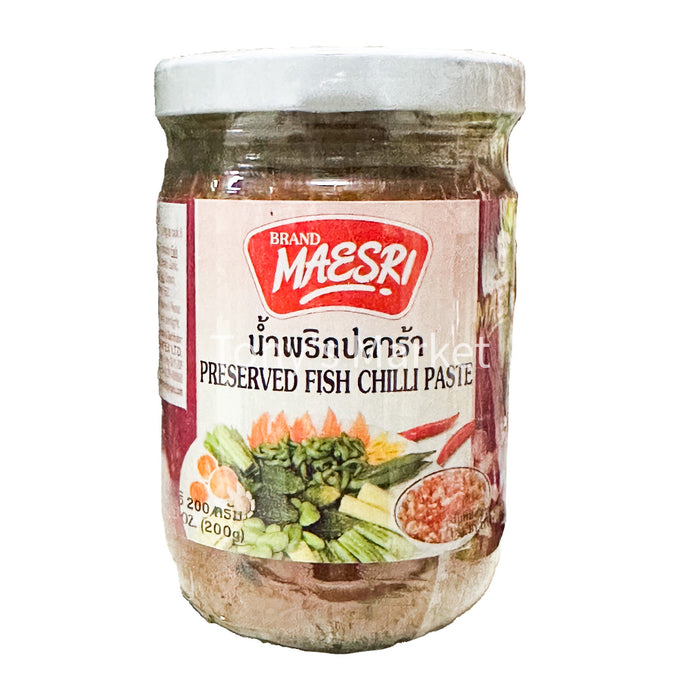 Maesri-Preserved Fish Chilli Paste 200mL（腌制鱼辣椒酱）