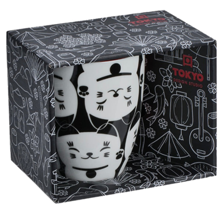 Kawaii Mug, Lucky Cat White Giftbox  380ml - B917617