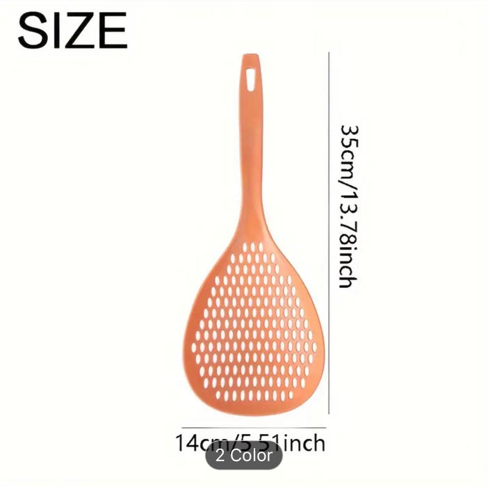 2-Piece Set Plastic Skimmer Slotted Spoon