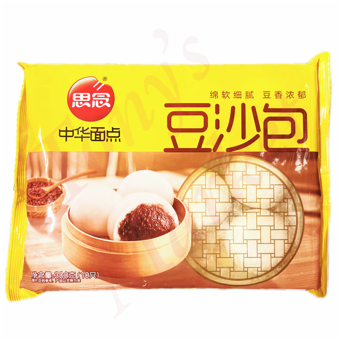 SN - Buns With Red Bean Paste (10 Pcs) 思念 中华面点 豆沙包 10只 300g