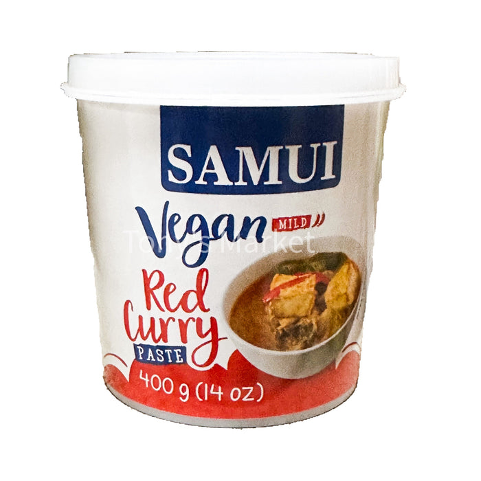 Samui-Vegan Red Curry Paste 400g（素食红咖喱酱）