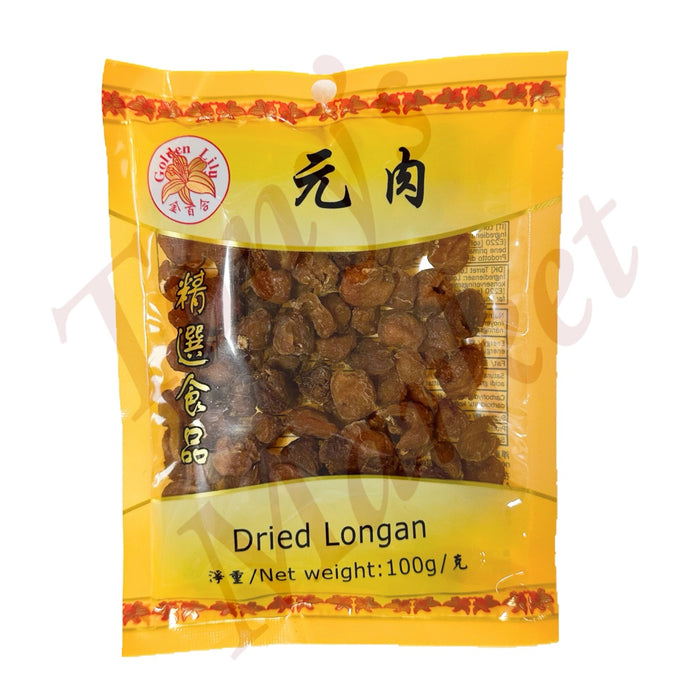 Golden Lily-Dried Longan 金百合 元肉 100g