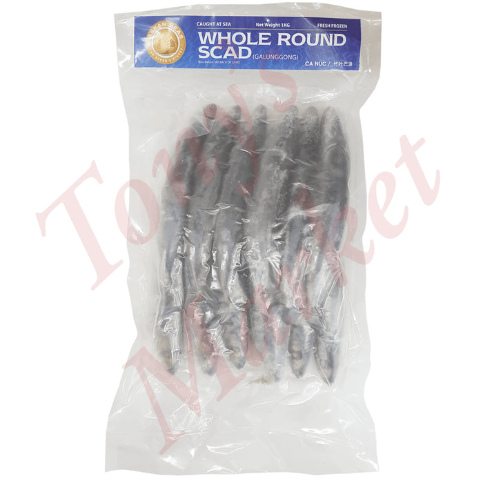 RAW & FROZEN WHOLE ROUND SCAD 1kg