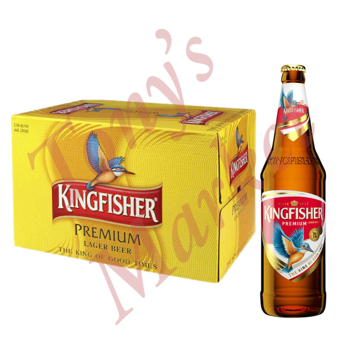 KINGFISHER Premium Lager Beer 330ml x 24 Bottles