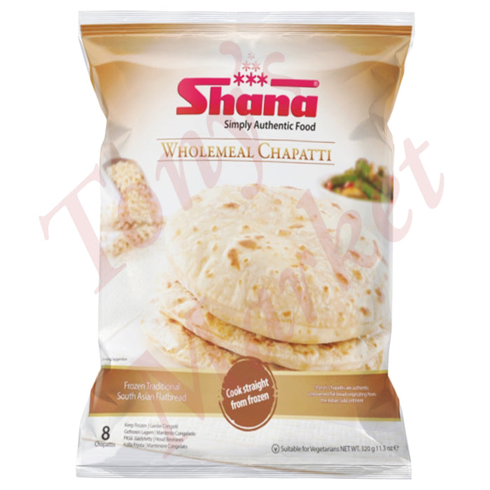 Shana - Wholemeal Chapatti (8 Pieces) 320g