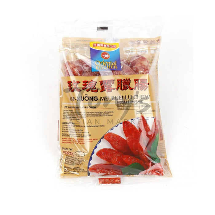 OK Mei Kuei Lu Chiew Sasauge 玫瑰露腊肠 500g