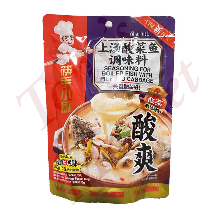 YihaiIntL Seasoning For Boiled Fish With Fish With Pickled Cabbage 360g【上汤酸菜鱼调味料】