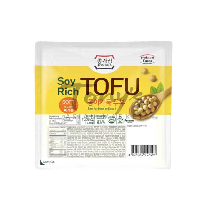 Jongga Soy Rich Tofu Soft 300g