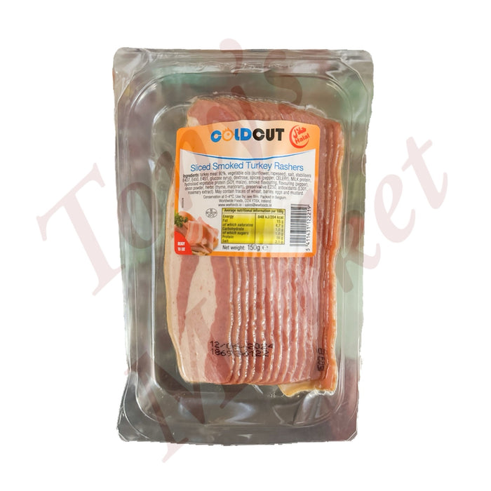 ColdCut-Sliced Smoked Turkey Rashers（切片烟熏火鸡）150g