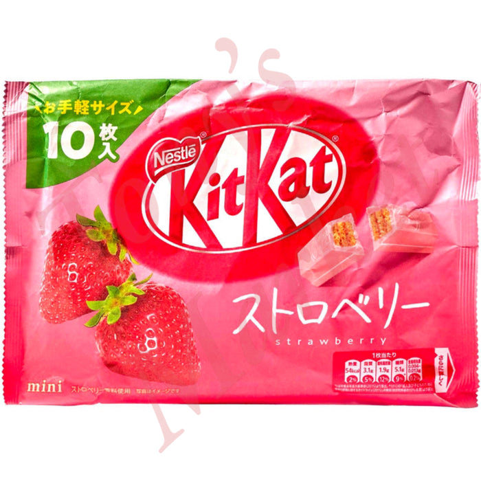 NESTLE - Kit Kat Mini Chocolate Bar Strawberry Flavour  99g