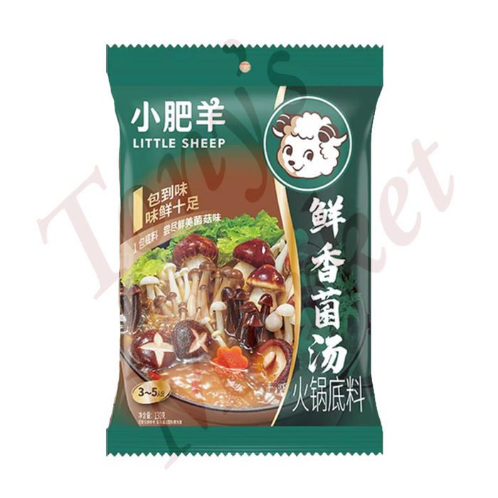 Little Sheep-Fresh Mushroom Soup For Hot Pot Base【小肥羊鲜香菇汤火锅底料】130g