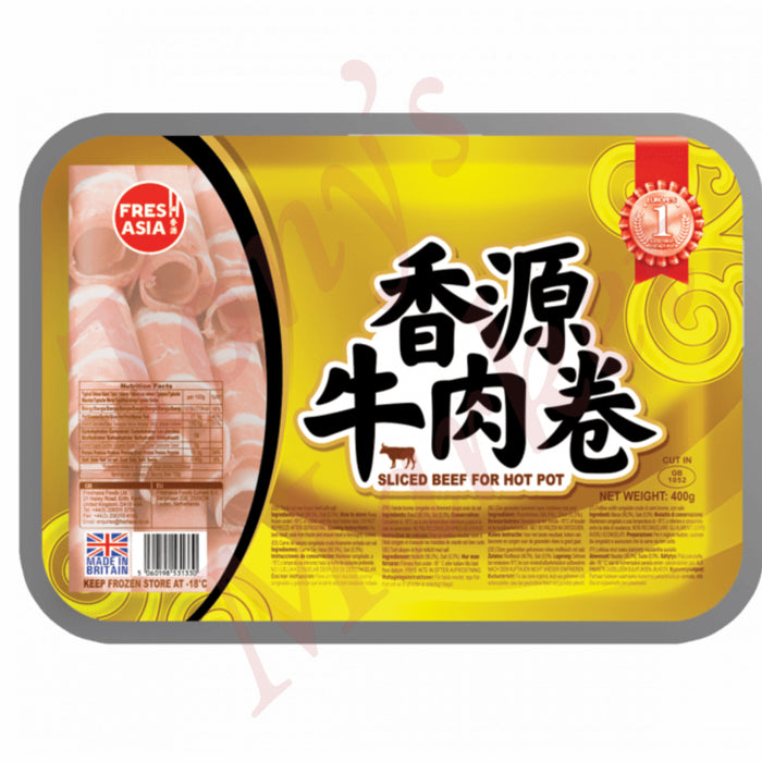 Fresh Asia - Sliced Beef For Hot Pot 香源 牛肉卷 400g