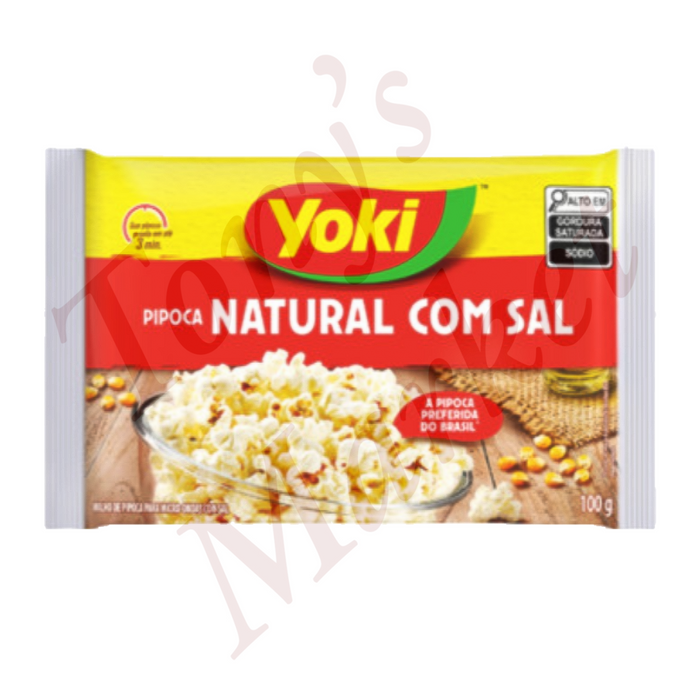 Yoki Microwave Popcorn With Salt 100g