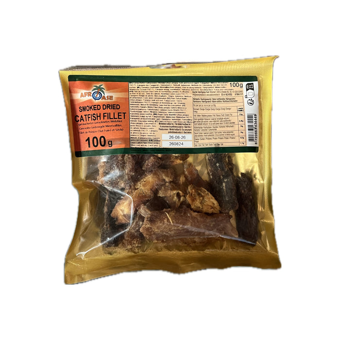 Afroase Smoked Dried Catfish Fillet 100g