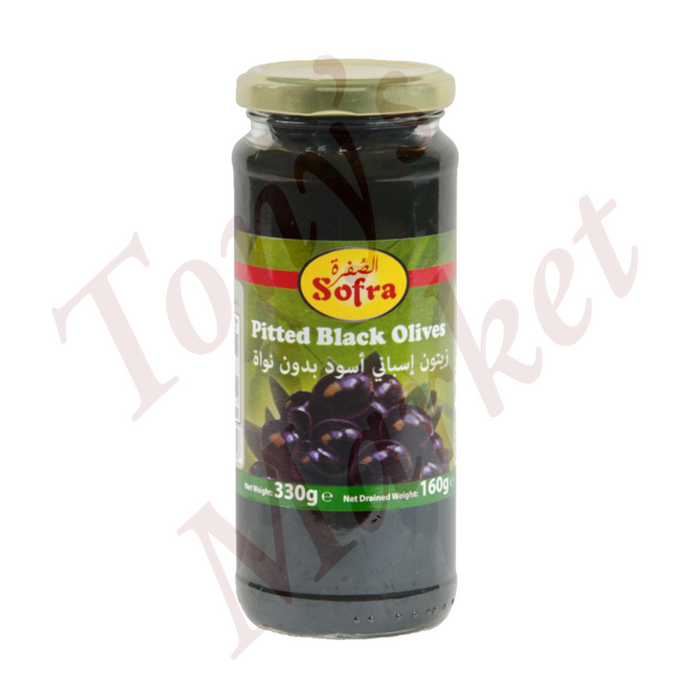 Sofra-Pitted Black Olives 330g