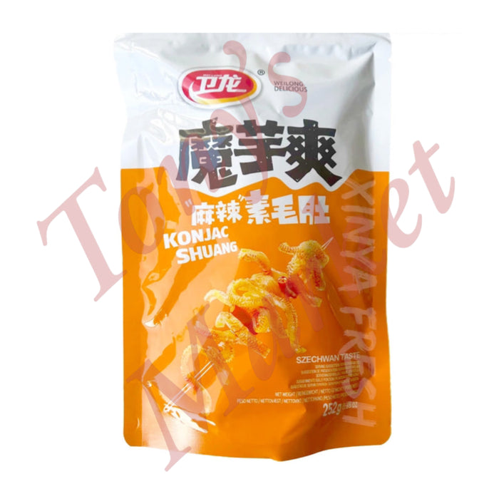 Wei Long - Konjac Shuang Szechwan Taste 卫龙泉 魔芋爽 麻辣素毛肚 252g