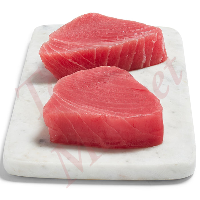 JONA YELLOWFIN TUNA STEAKS SKIN ON 200-400g 1 KG