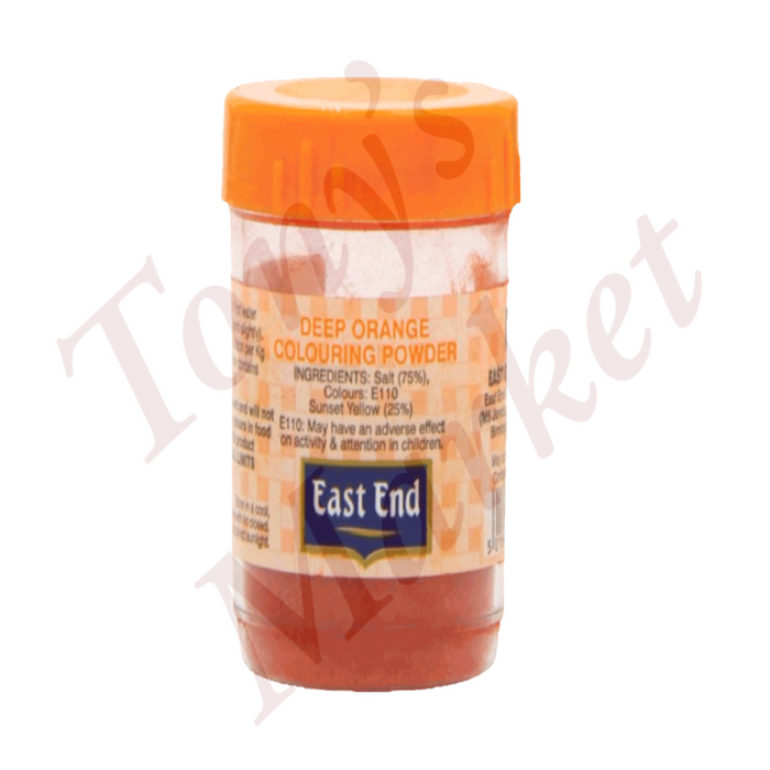 East End Deep Orange Colouring Powder 25g