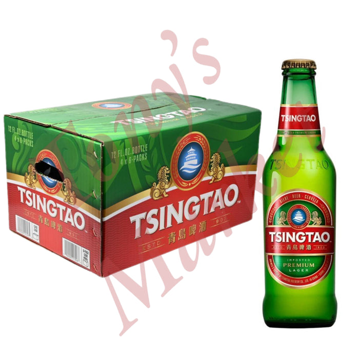 TSINGTAO Beer Premium Lager 330ml x 24 Bottle
