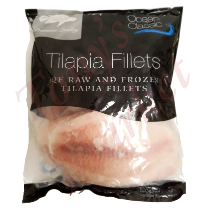 TILAPIA FILLETS IQF RAW & FROZEN 1kg