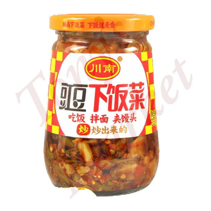 ChuanNan Cricp Cowpea with Chilli Oil 330g【川南豇豆下饭菜】