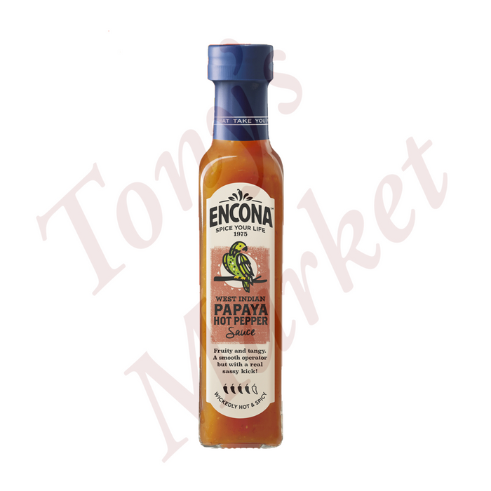 Encona-West Indian Papaya Hot Pepper Sauce 95g