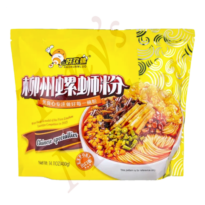 HaoHuanLuo Liuzhou Luosifen【More Dried Bean Curd Sticks And Vermicelli】400g（好欢螺柳州螺蛳粉加料版）