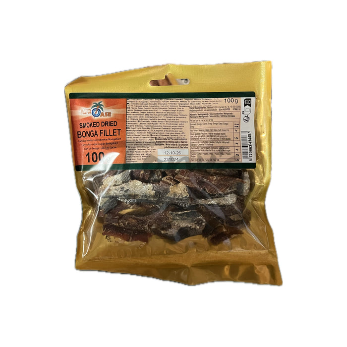Afroase Smoked Dried Bonga Fillet 100g