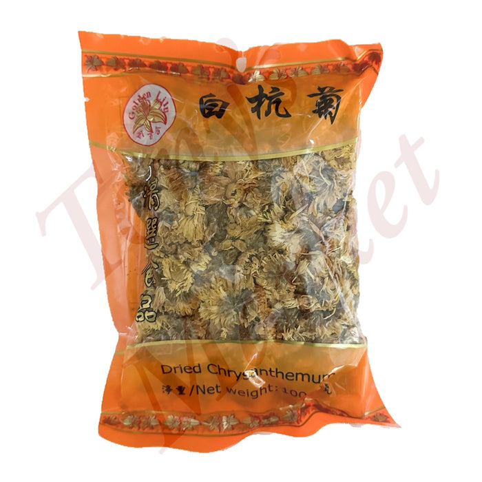 Golden Lily-Dried Chrysanthemum 金百合 白抗菊 100g