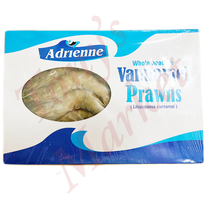 FROZEN WHOLE HEAD-ON SHELL-ON VANNAMEI PRAWNS 16/20 1kg