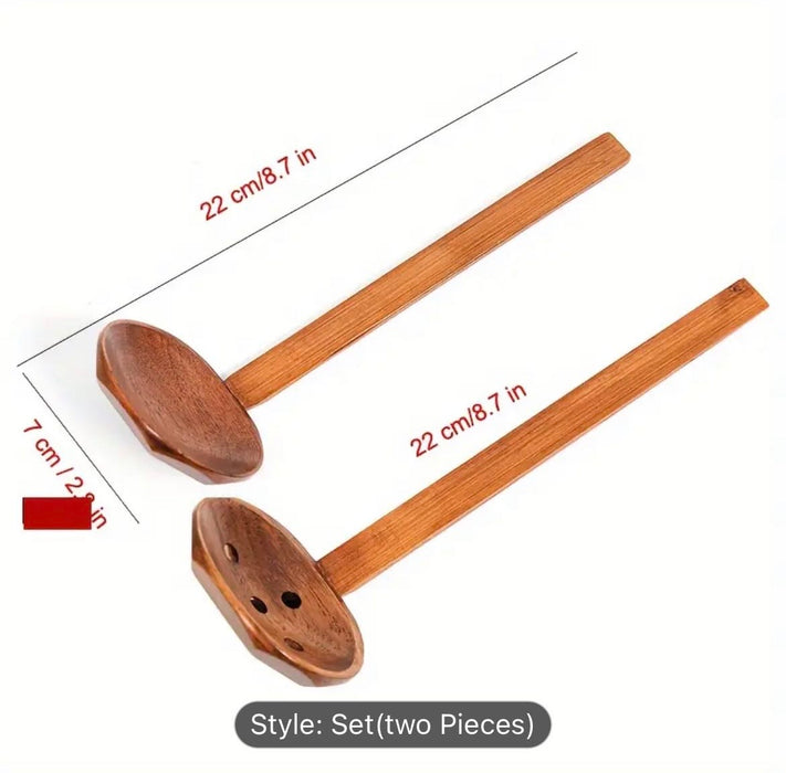 Wooden Soup Ladles 2pcs