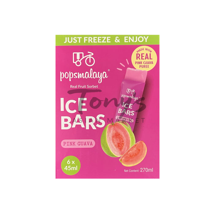 Popsmalaya Ice Bars Pink Guava 270ml