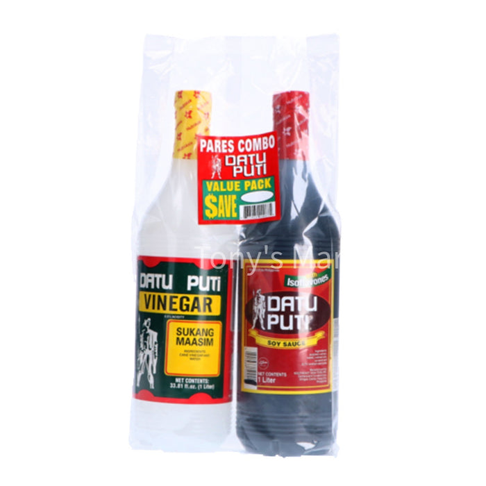 Datu Puti-Soy Sauce And Vinegar Pack 1L