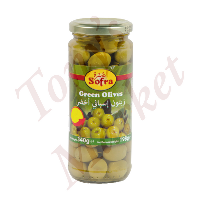 Sofra-Green Whole Olives 330g