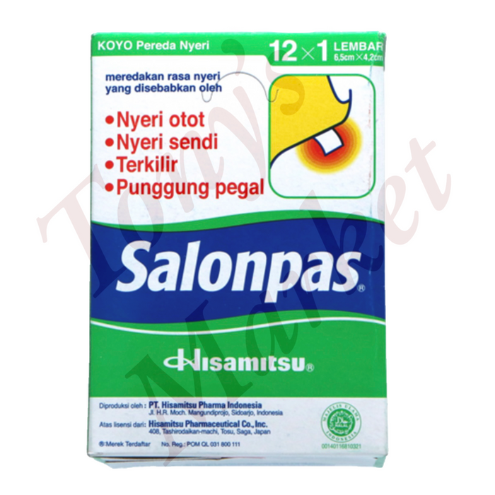 Salonpas-Salonpas Patches 10x12pcs