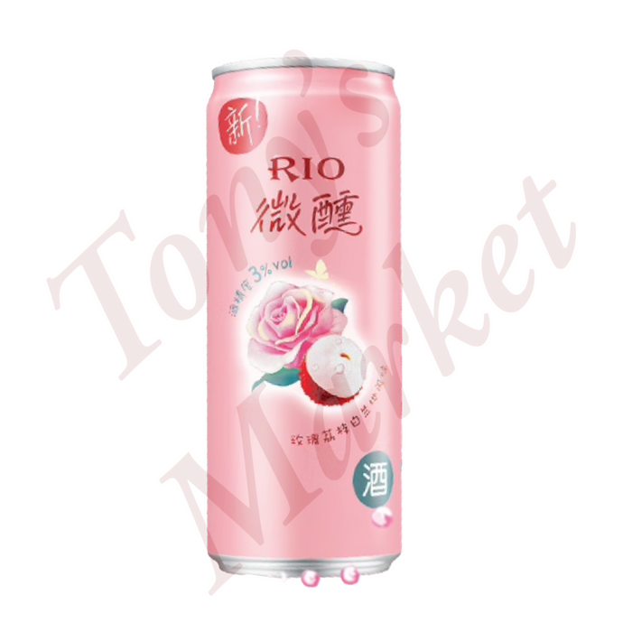 Rio-Cocktail【Rose Lychee Brandy Flavour】330mL